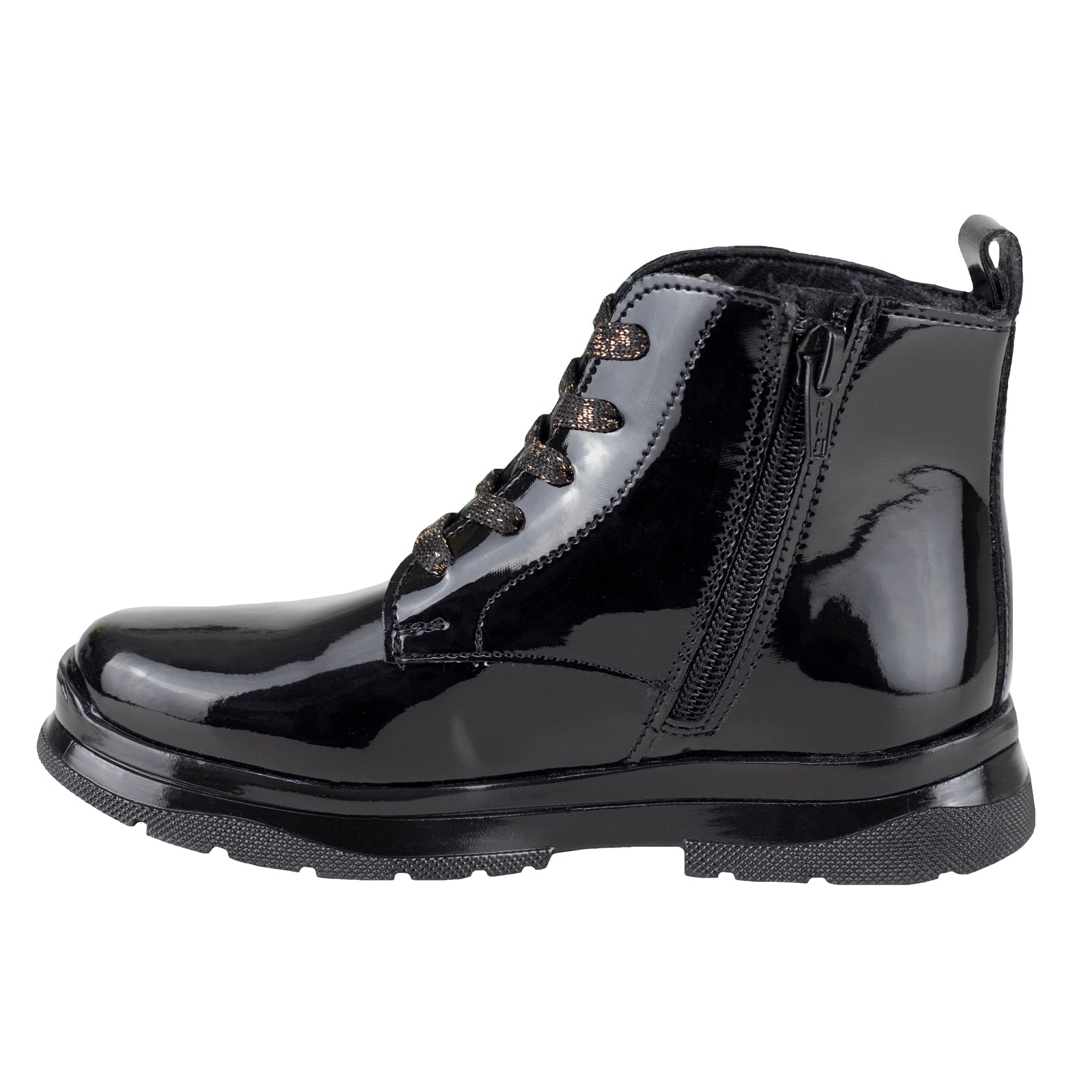 Bota Urbana Karsten Niña 50001-1C Negro Charol 15-21