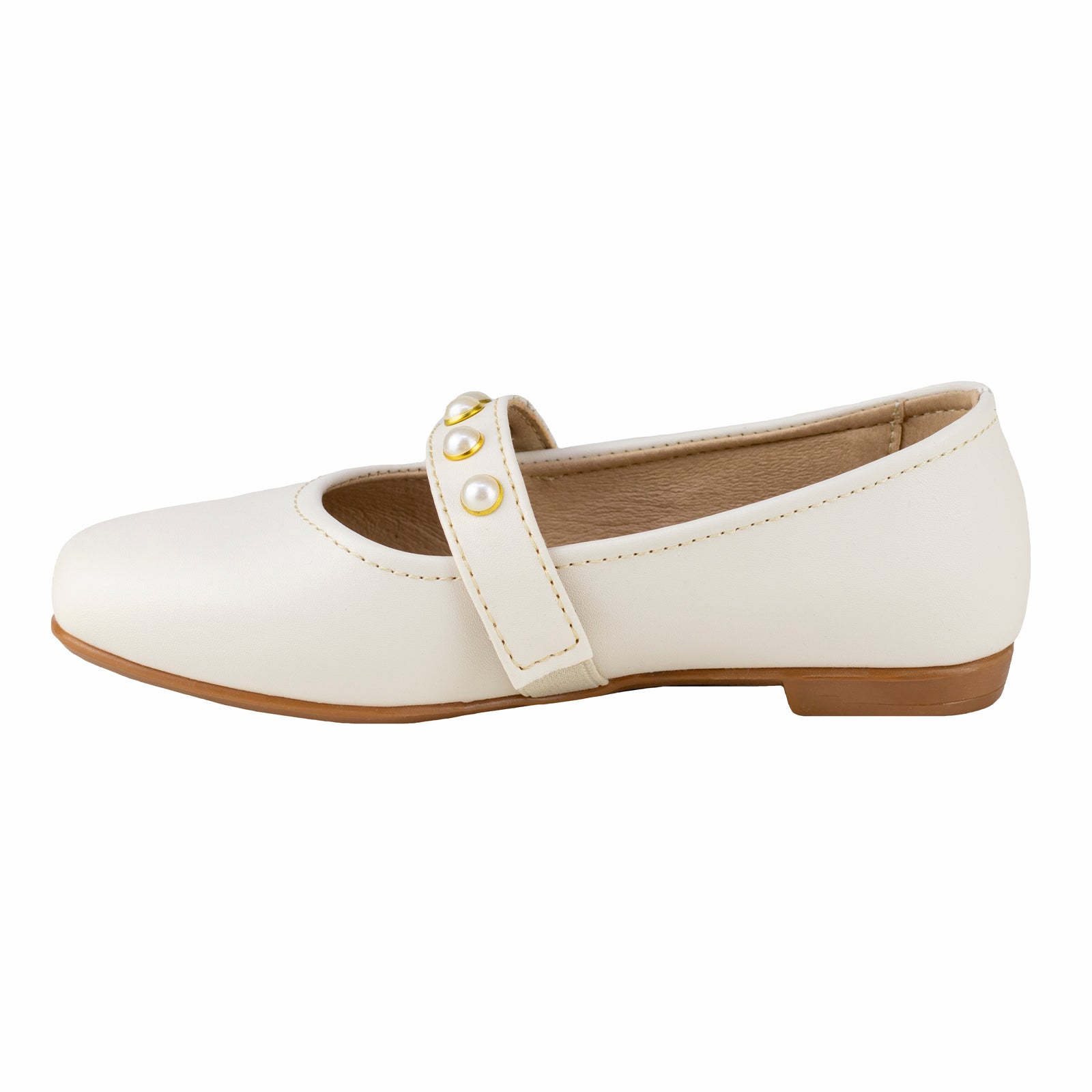 Ballerina Flat Para Niña Chabelo C941-A Latte 18-21.5
