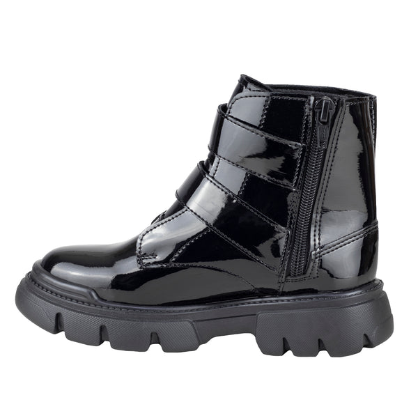 Bota de Charol Para Niña Karsten 64305-1A Negro 22-24