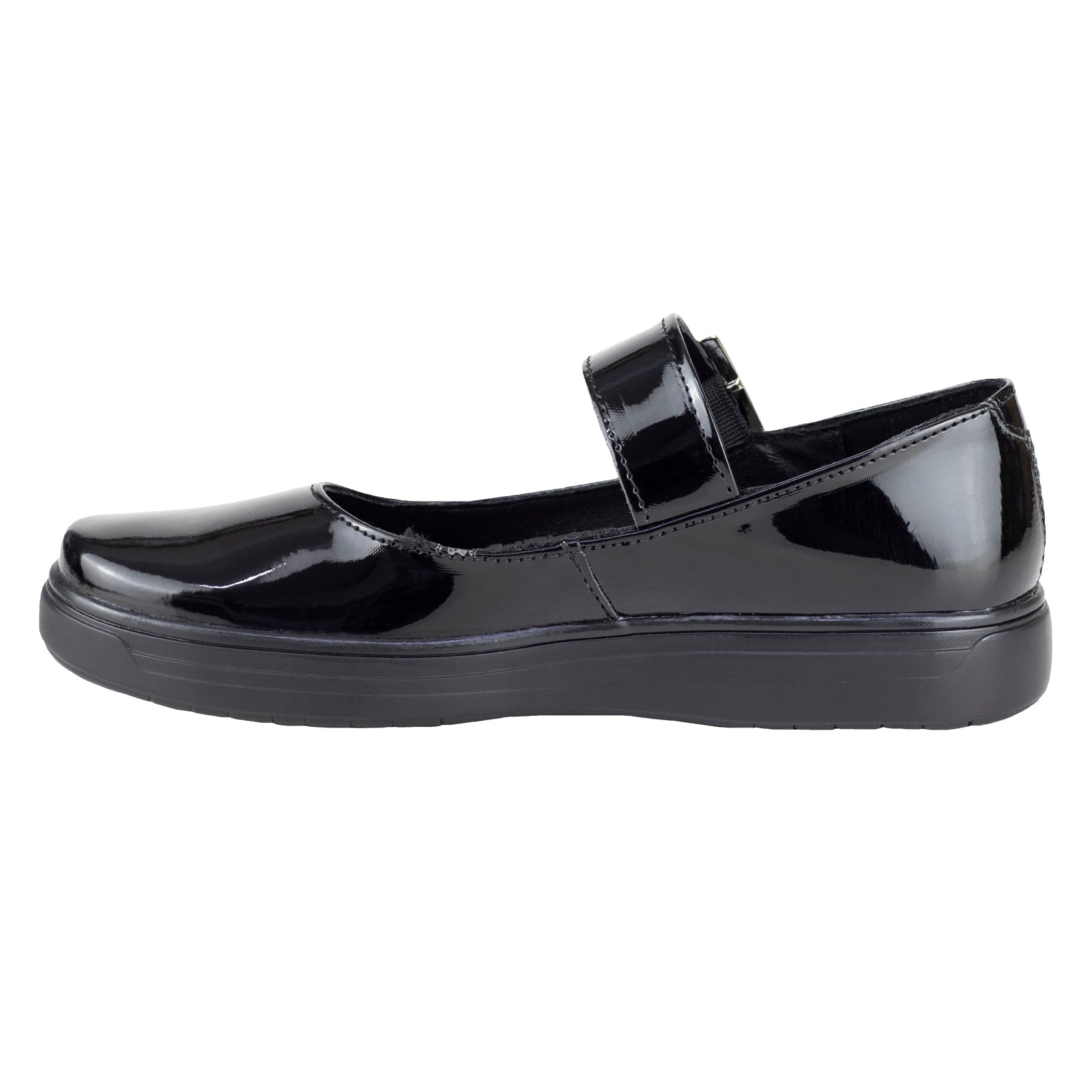 Zapato Escolar Para Niña Green Love 95171 Charol Negro