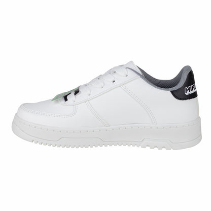Tenis Escolar Casual Niño Niña Creeper Minecraft Yuyin MI3070 Blanco