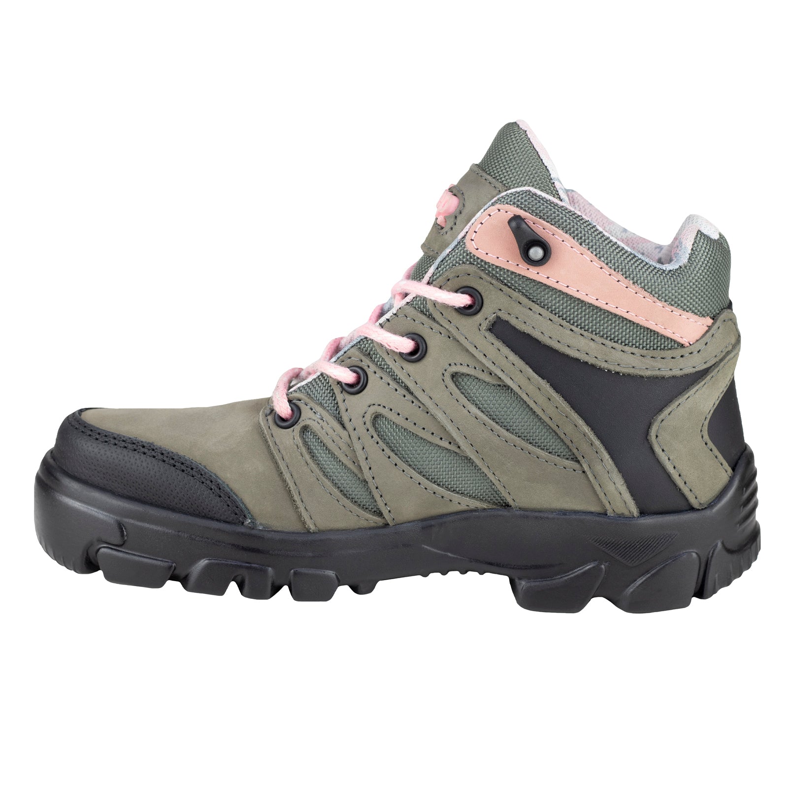Bota Industrial Seguridad Para Mujer Jeep 850 Gris Negro