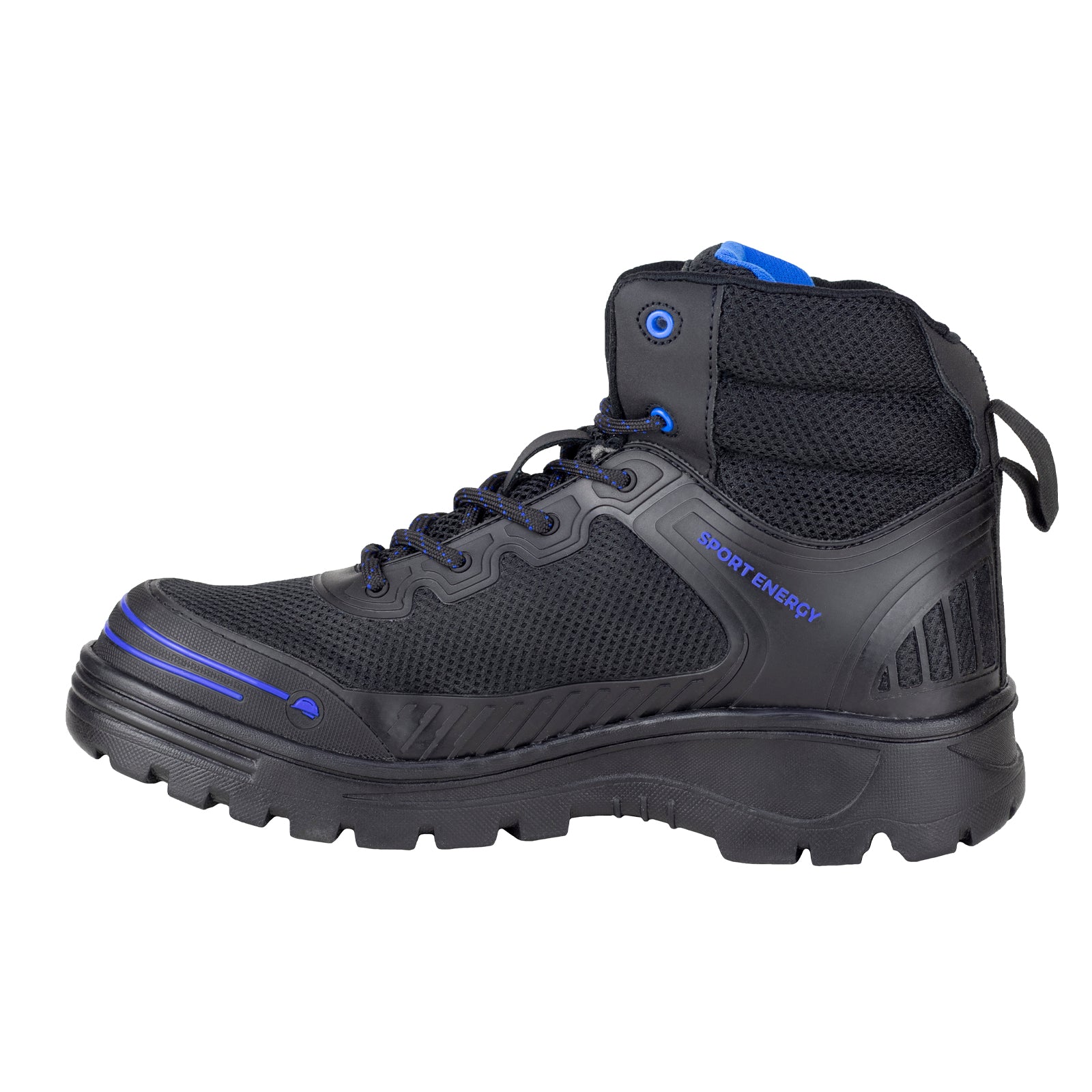 Bota de Seguridad Casco Acero Para Caballero NEW RAM 9619 Negro Rey