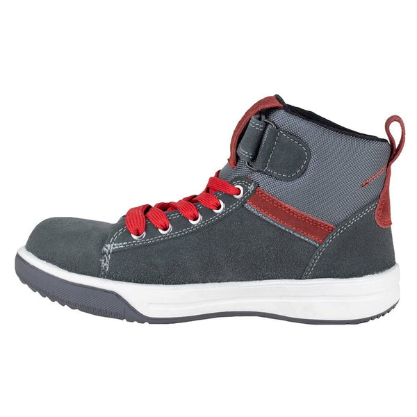 Tenis Industrial Dieléctrico Berrendo Hombre 400 Gris Rojo