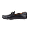 Mocasin Negro Semi Vestir Hombre Gino Cherruti 1602 Hebilla