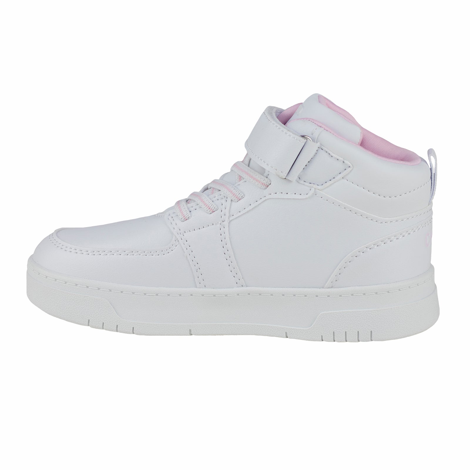 Tenis Bota Escolar Bota Para Niña Charly Kids 1079416 Blanco Rosa