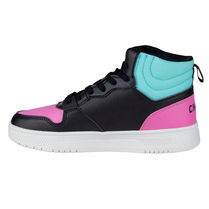 Tenis Bota Casual Deportivo Para Dama Charly 1050552 Negro Multicolor