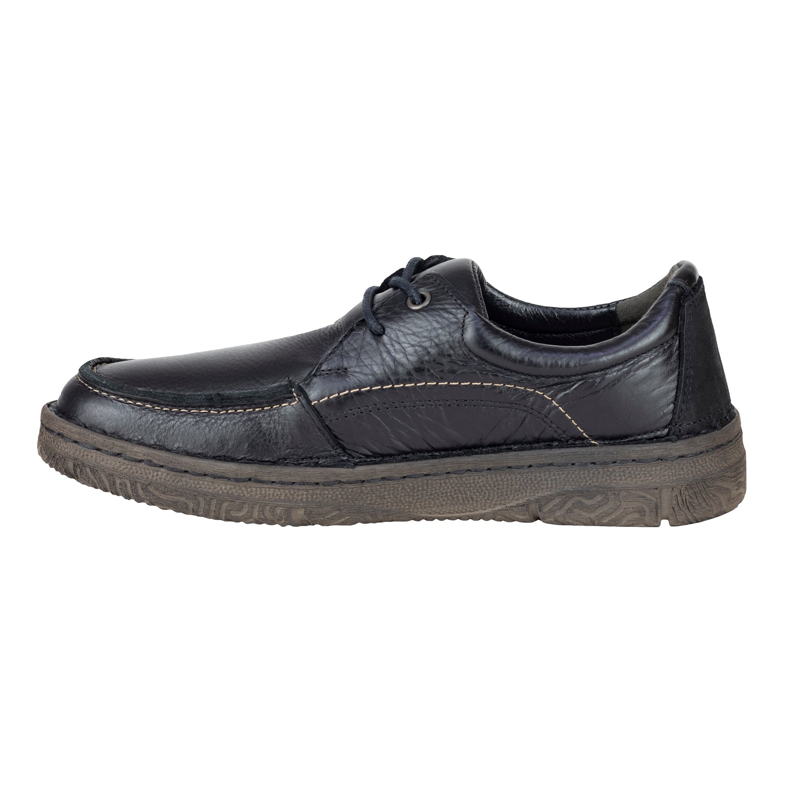 Zapato Confort Semivestir Para Caballero Lobo Solo 7244 Negro