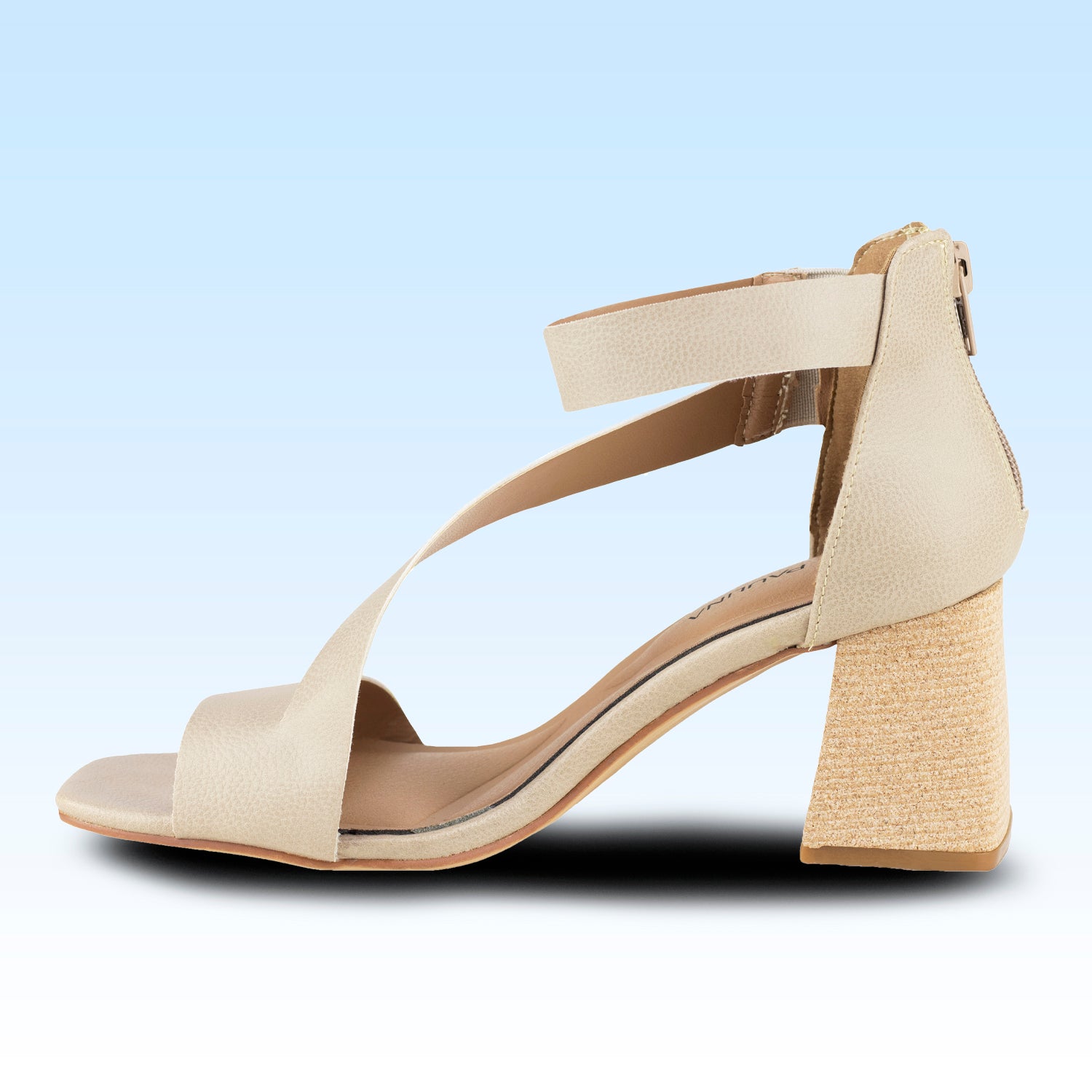 Sandalia Con Tacón Para Dama Lady Paulina 24328 Rato