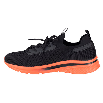 Tenis Charly Ergon Running Caballero 1029983 Negro Naranja