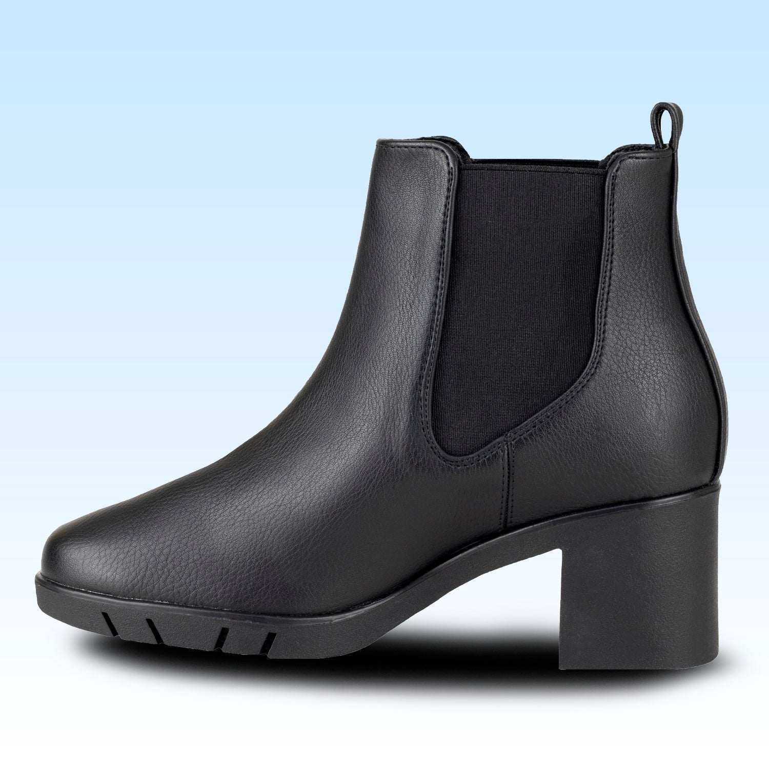 Botín Con Tacón Dama Lady Paulina Goya 24812 Negro