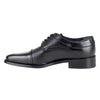 Zapato Oxford Caballero Vestir Suela De Cuero Bond 11216 Negro