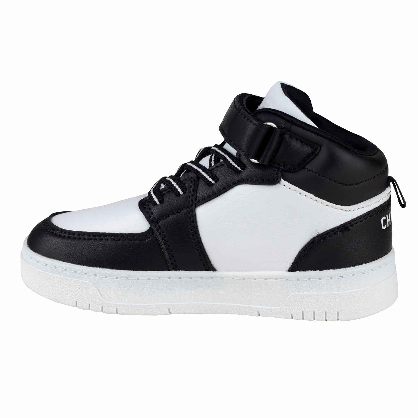 Tenis Urbano Casual Para Niño Charly 1079415 Blanco Negro