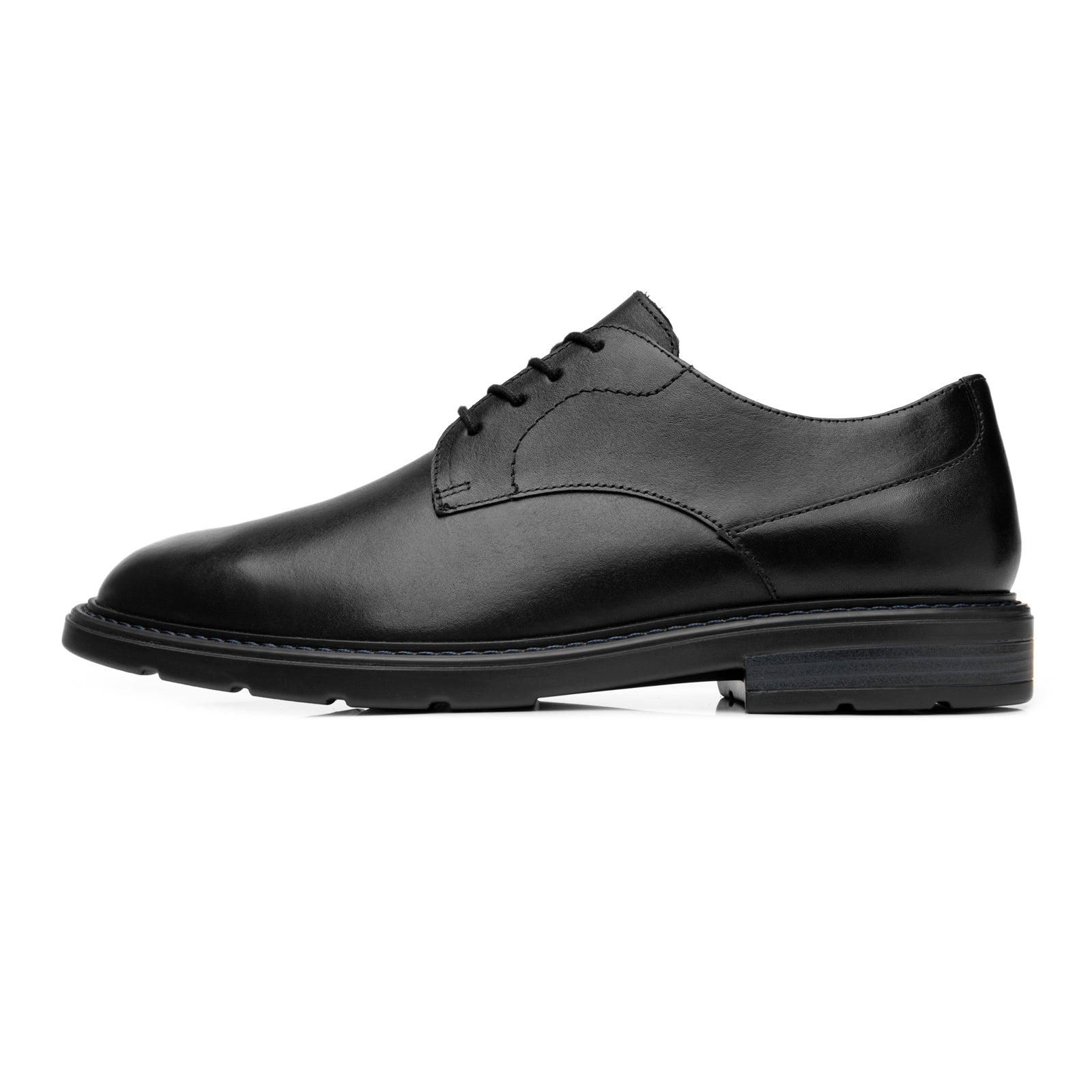 Zapato Derby Vestir Casual Para Caballero Flexi 419405 Negro