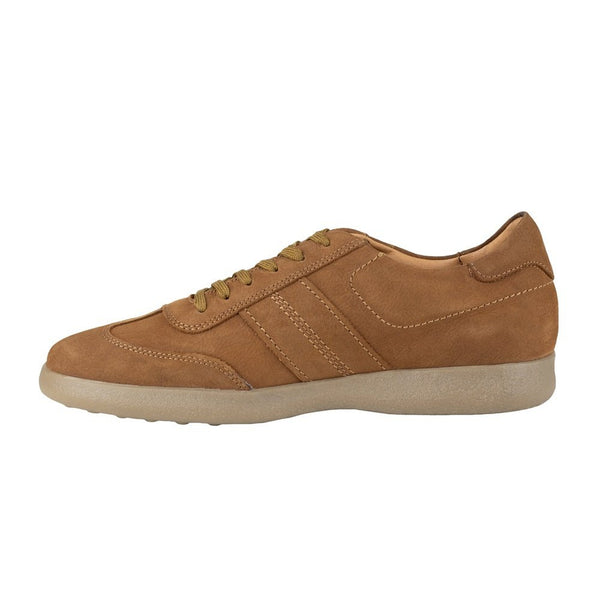 Zapatos Urbanos Hombre Piel Gamuza 3404 Camel Gino Cherruti