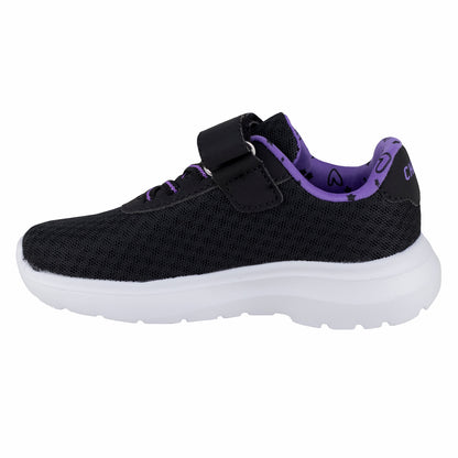 Tenis Urbanos Casual Running Para Niña Charly 1065380 Negro Morado