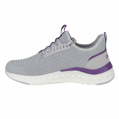 Tenis Running Para Dama Charly 1059220 Gris/Morado