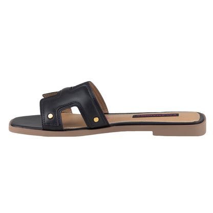 Sandalia Clásica Para Dama Salamandra 200-3956-G Negro