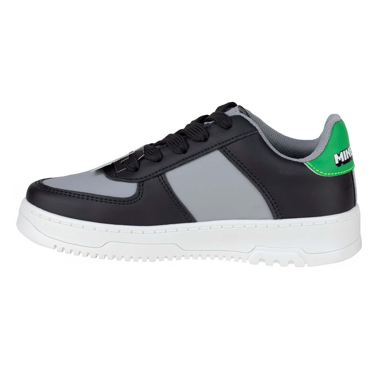 Tenis Choclo Casual Para Niño Creeper Minecraft Yuyin MI3071 Negro