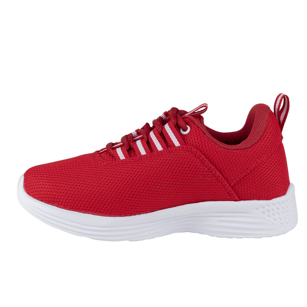 Tenis Deportivo Para Niño Run Premium 380 Rojo Blanco