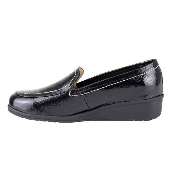 Mocasin De Charol Para Dama Capricho 6209 Negro