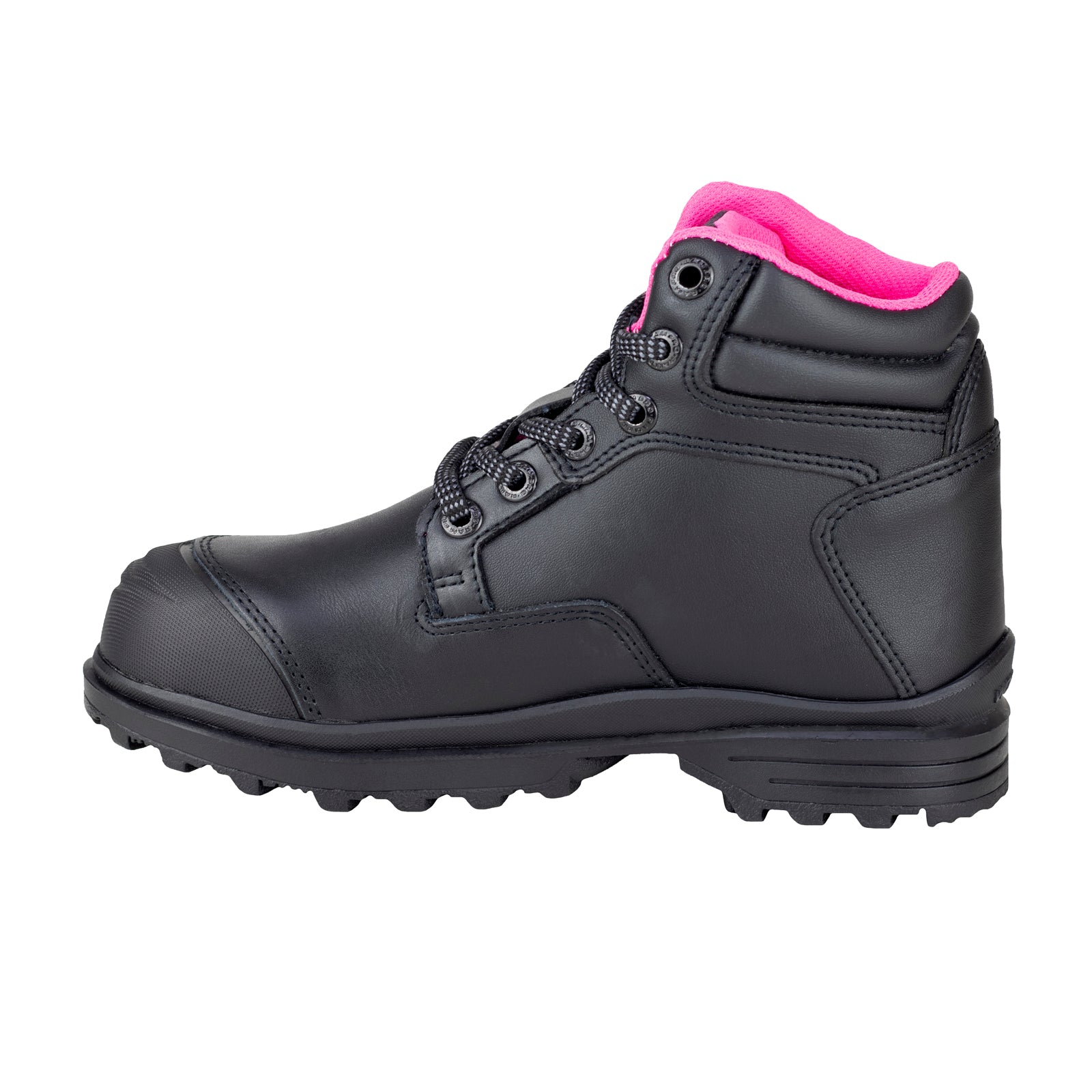 Bota Industrial Casco de Acero Para Mujer Ram 9403 Negro Fiusha