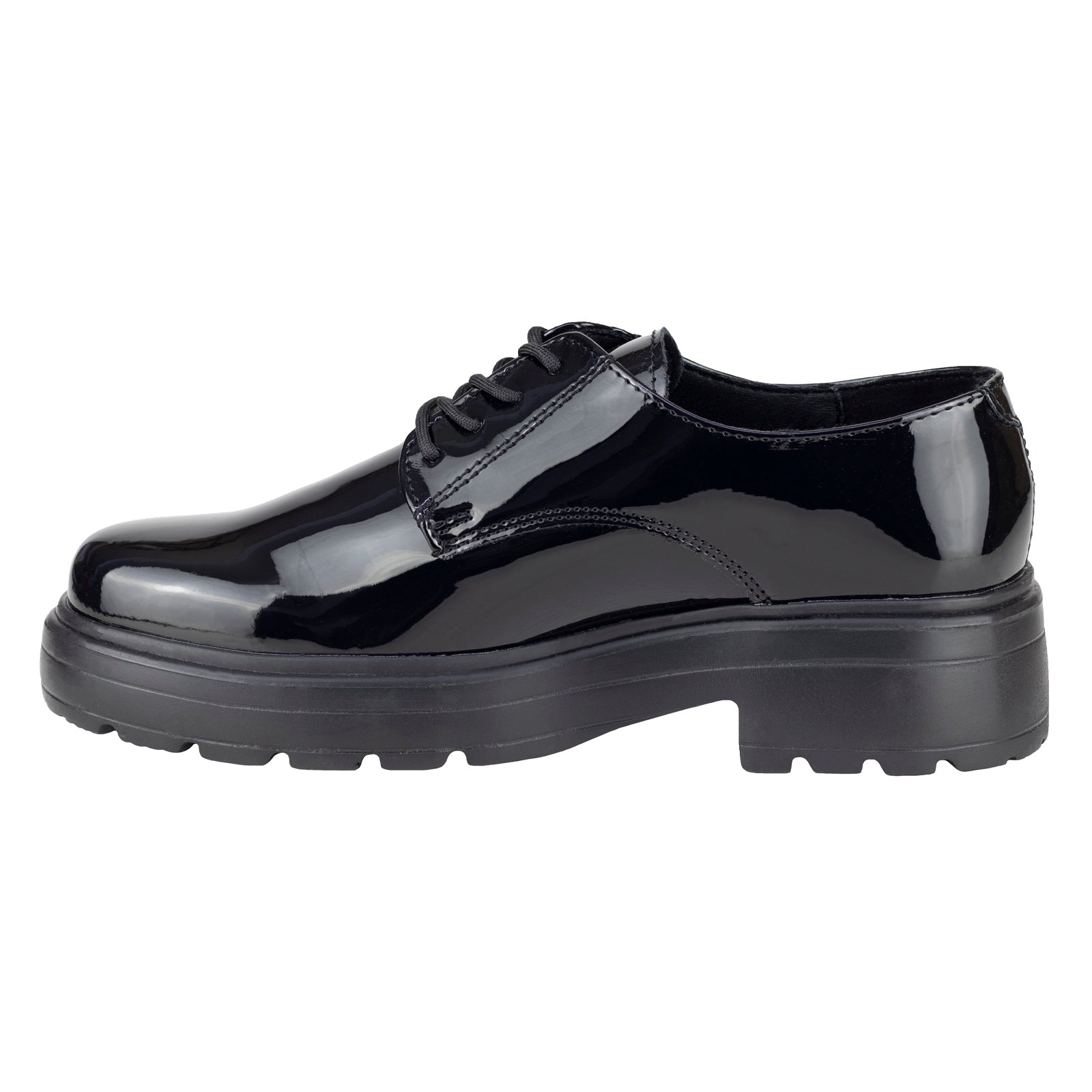Zapato Escolar Para Niña Green Love 94110 Charol Negro