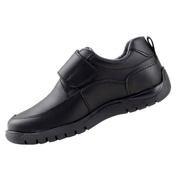 Zapato Derby Escolar Chabelo Velcro C201-A Piel Negro 22-26