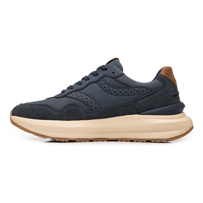 Tenis Confort Chunky Casual Para Caballero Flexi 420903 Azul