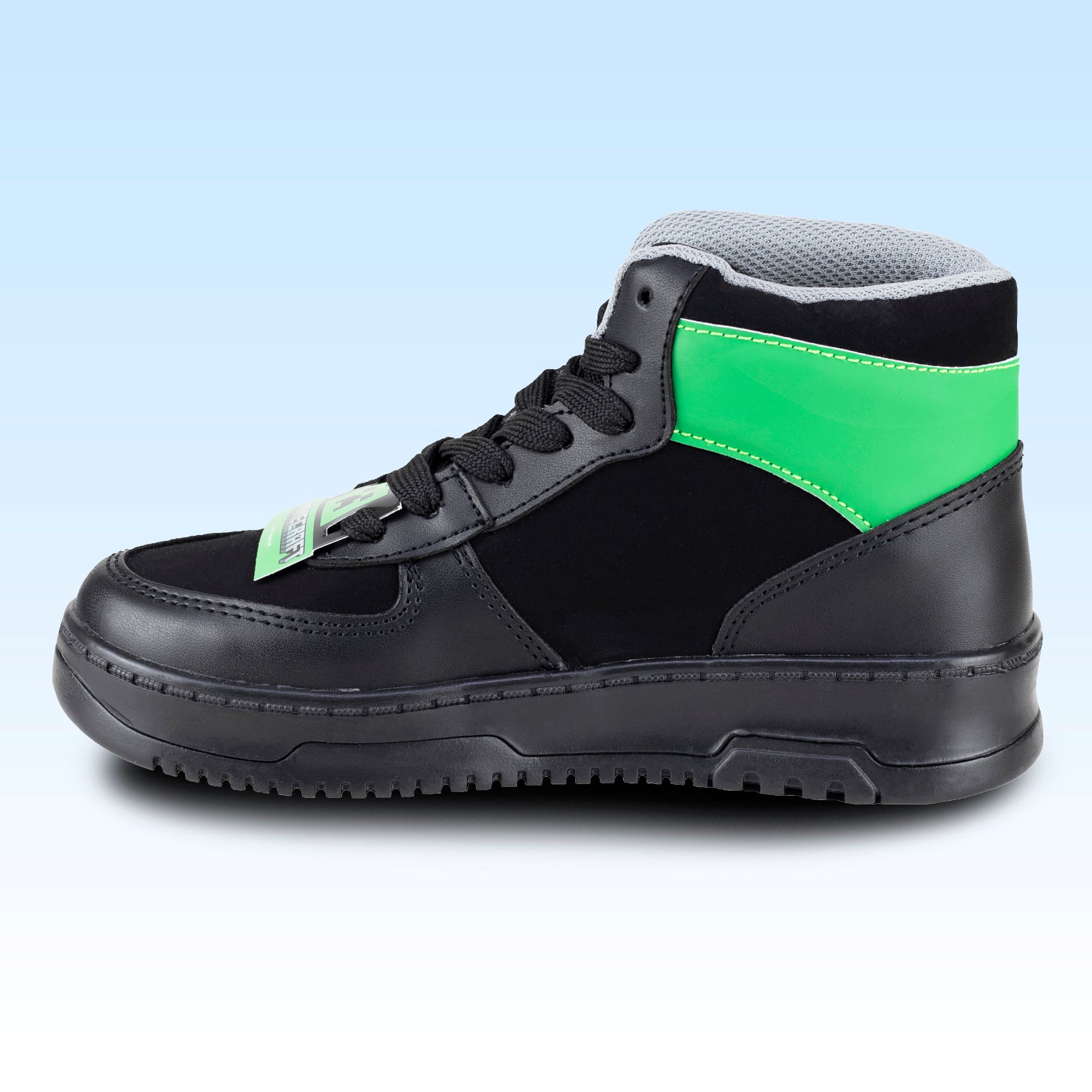 Tenis de Bota Urbano Casual Para Niño Yuyin Minecraft MI300 Negro