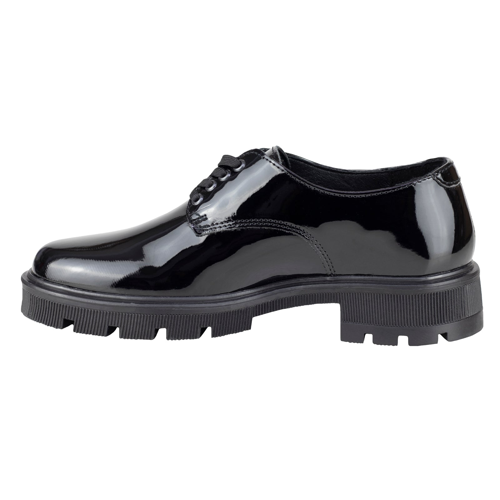 Zapato Escolar Casual Para Niña Green Love 94070 Charol Negro