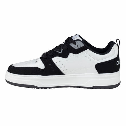 Tenis Choclo Urbano Casual Para Caballero 1087465 Blanco Negro
