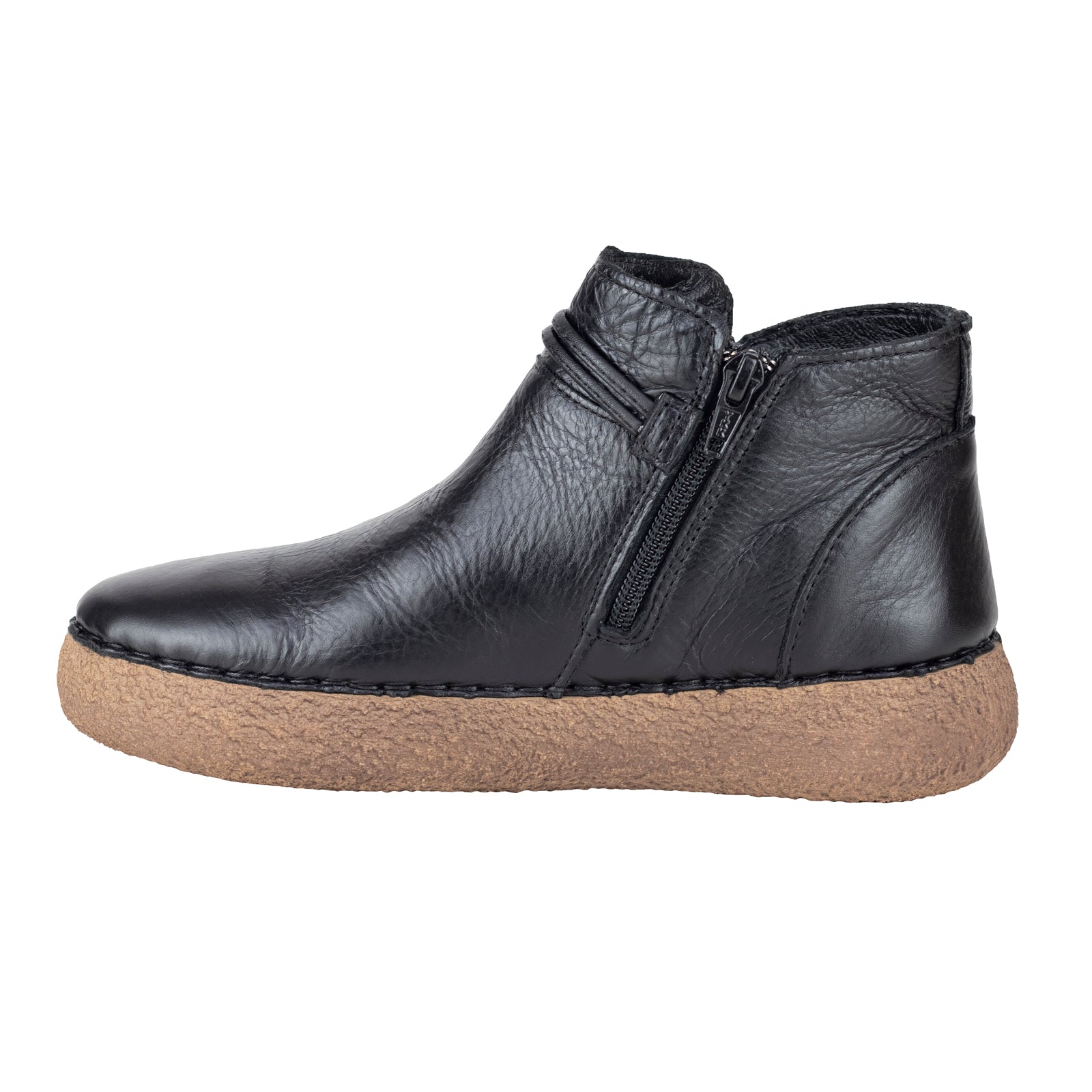 Botín Casual de Marca Lobo Solo Para Dama 4828 Negro