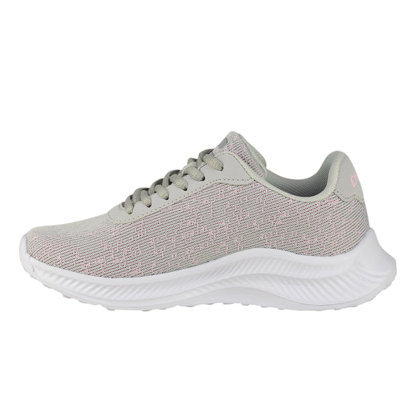 Tenis Running Para Mujer Charly 1059081 Gris Rosa