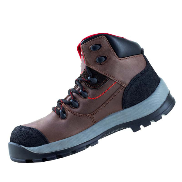 Bota Industrial Dieléctrica Tipo II + III PP+D Caballero Swissbrand 611 Café