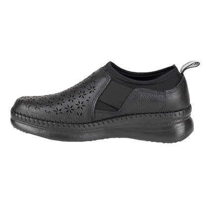 Zapato Mocasín Casual Confort Para Dama Lobo Solo 4991 Negro