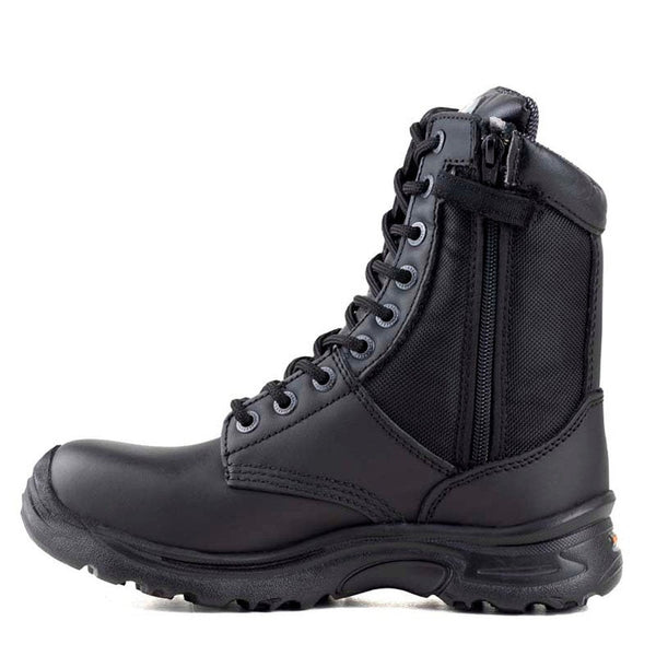 Botas Tacticas Berrendo De Seguridad 334 Negro Napa