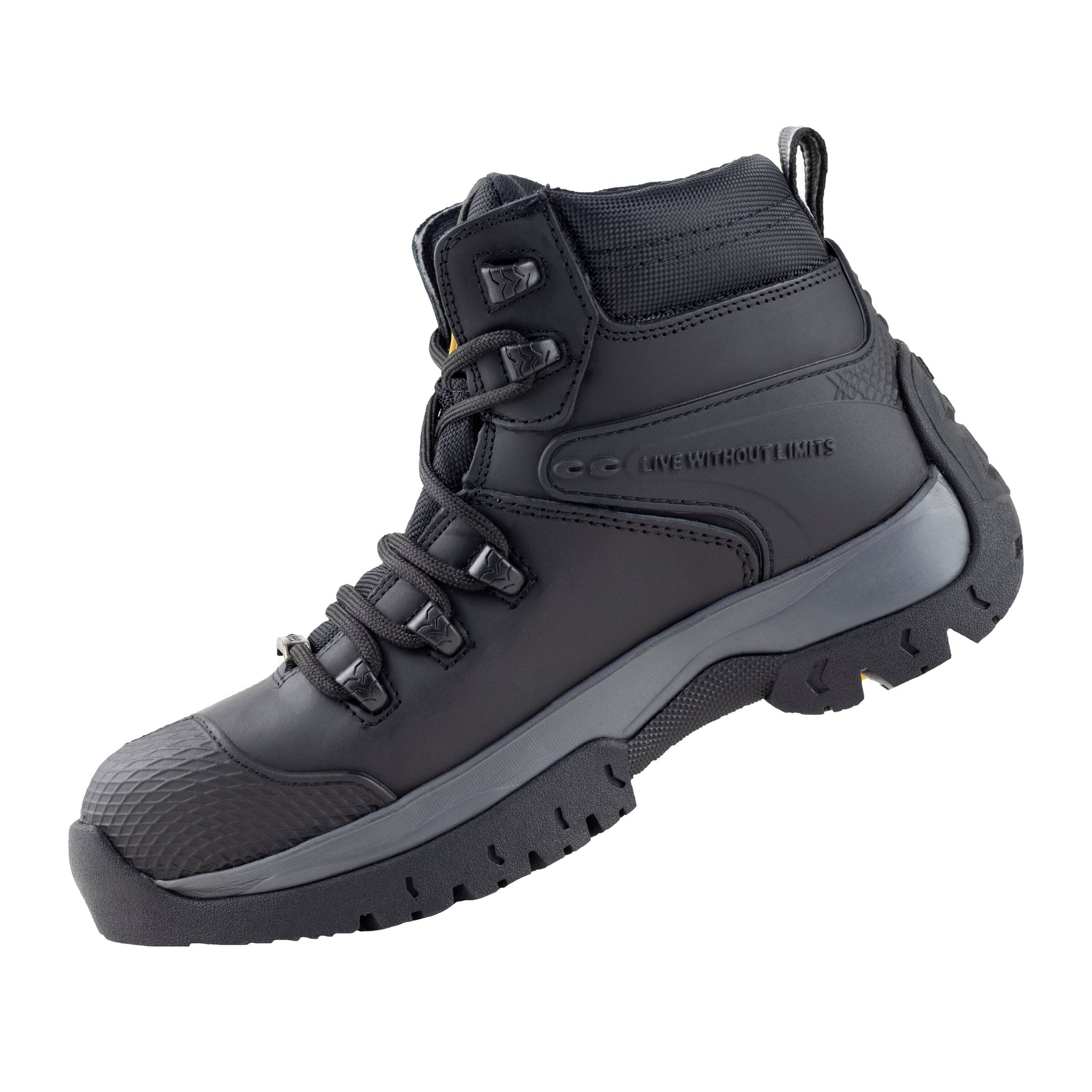 Bota Industrial Tipo II PP Caballero Jeep Wrangler 3560 Crazy Negro
