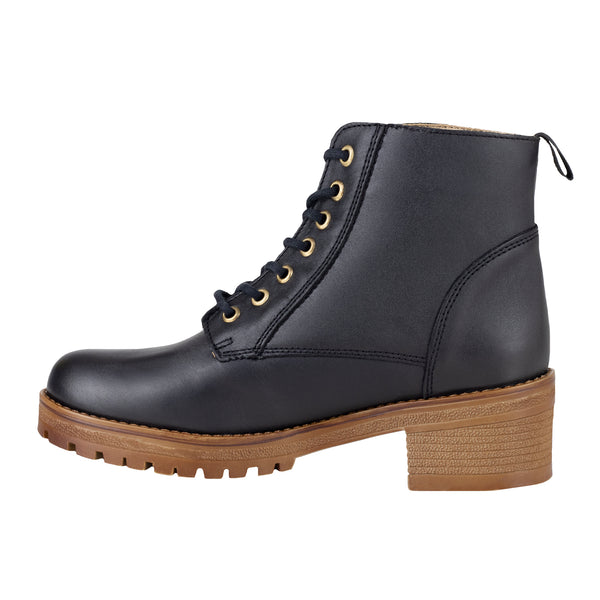 Bota Casual Dama Verde Tabaco Bella 7152 Negro