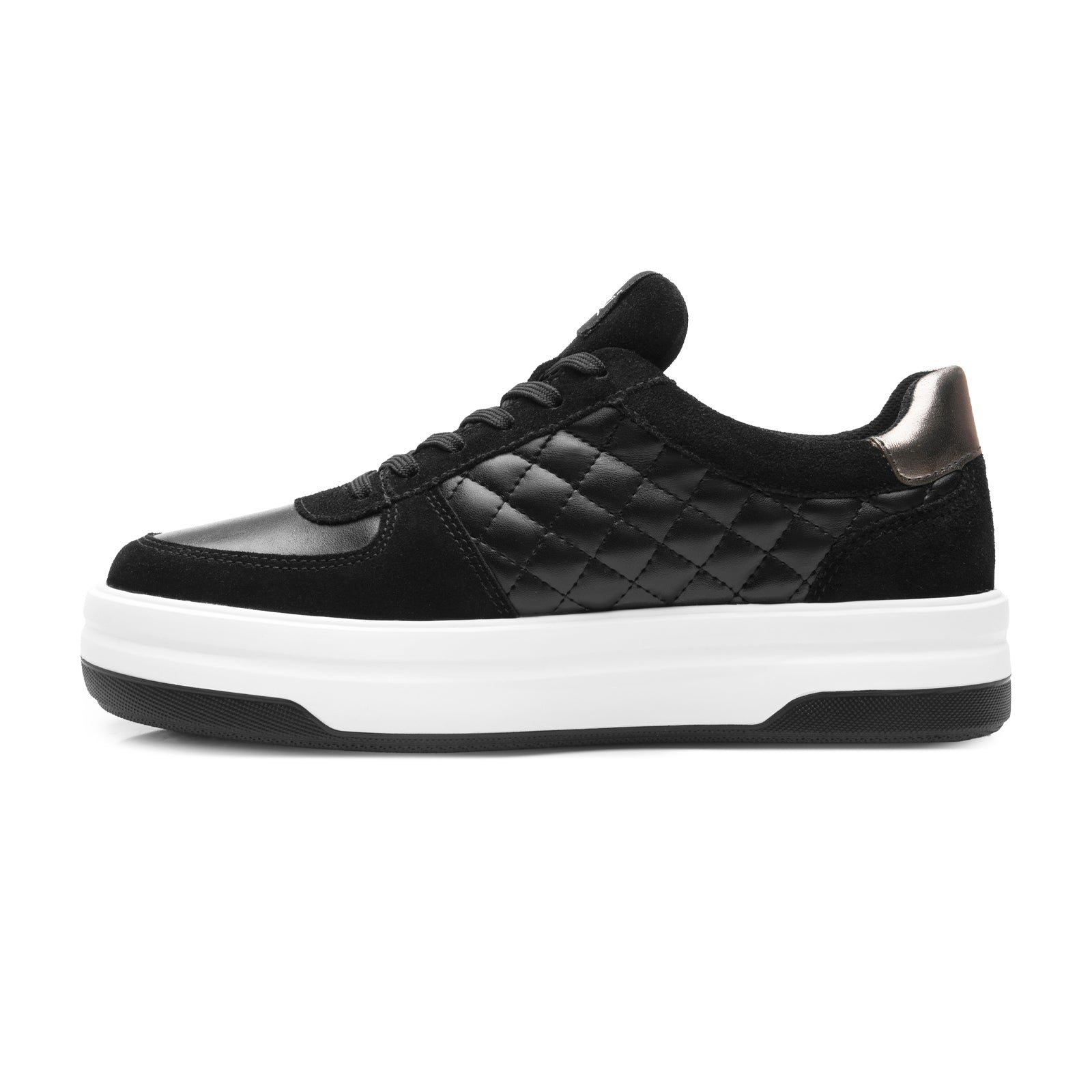 Tenis Confort Casual Plataforma 4.5 Para Dama Flexi 137403 Negro