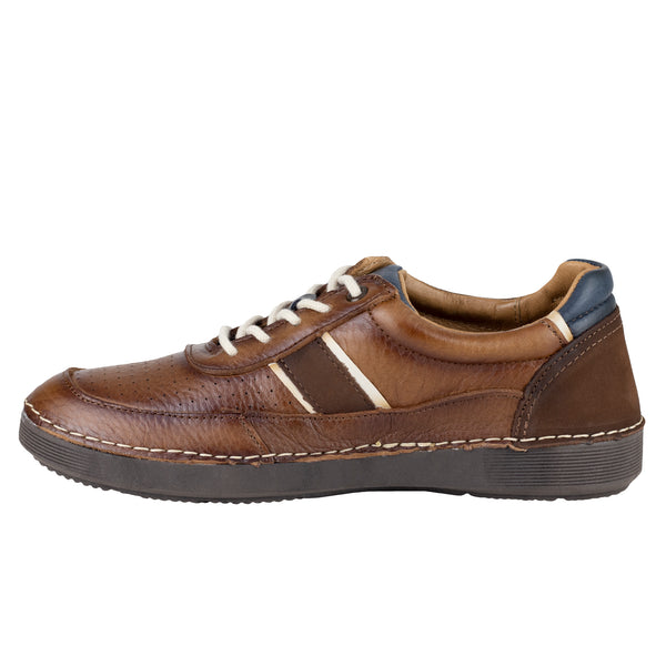 Zapato Casual Caballero Lobo Solo Iker 8163 Tumbled Camel