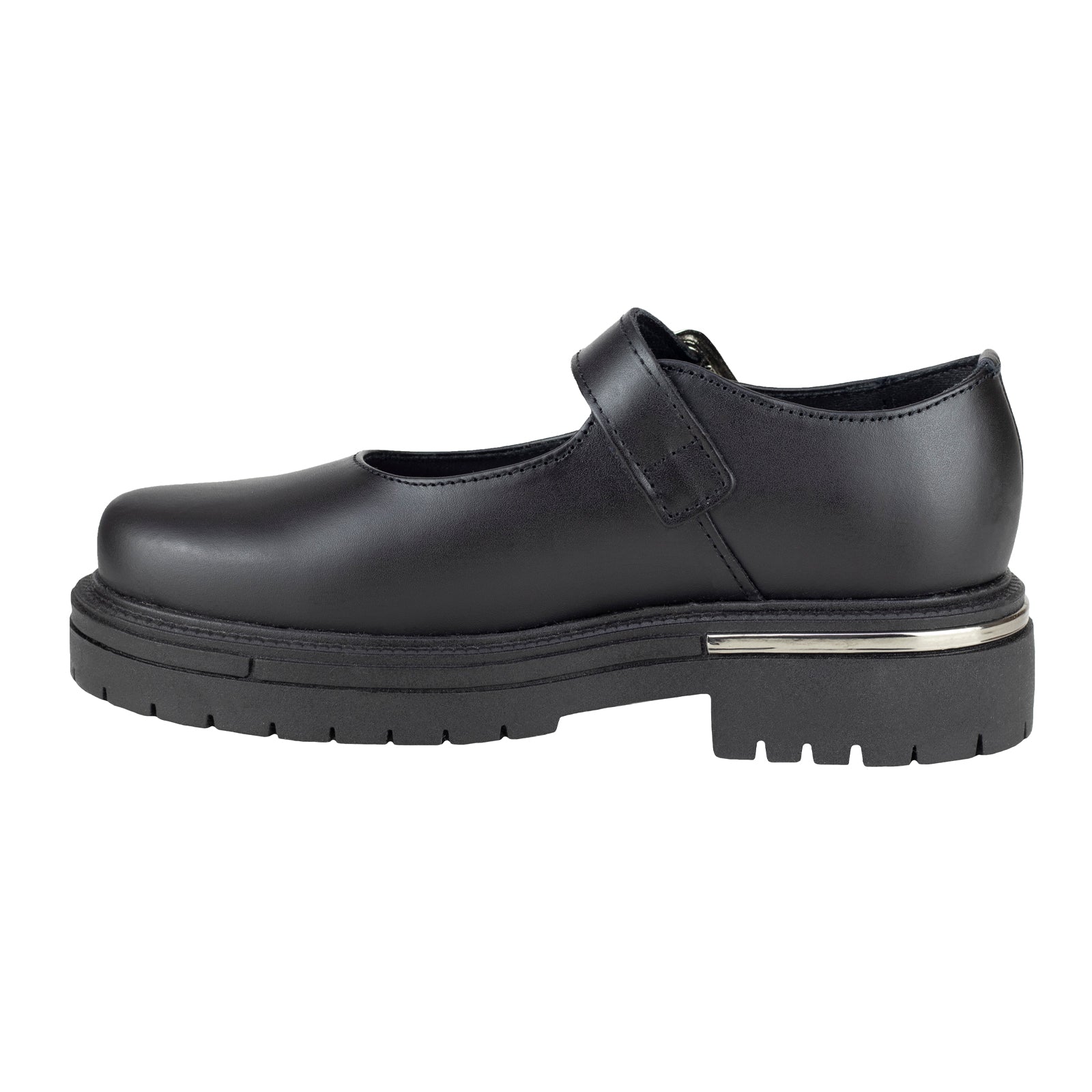 Zapato Tacón Escolar Para Niña Chabelo C980-A Negro 22-26