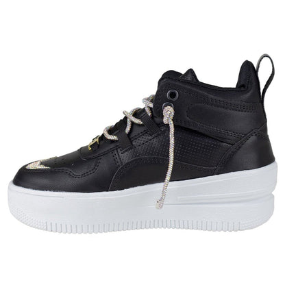 Tenis Negro Tornaso Plataforma Para Mujer Shadow Urbano 3003