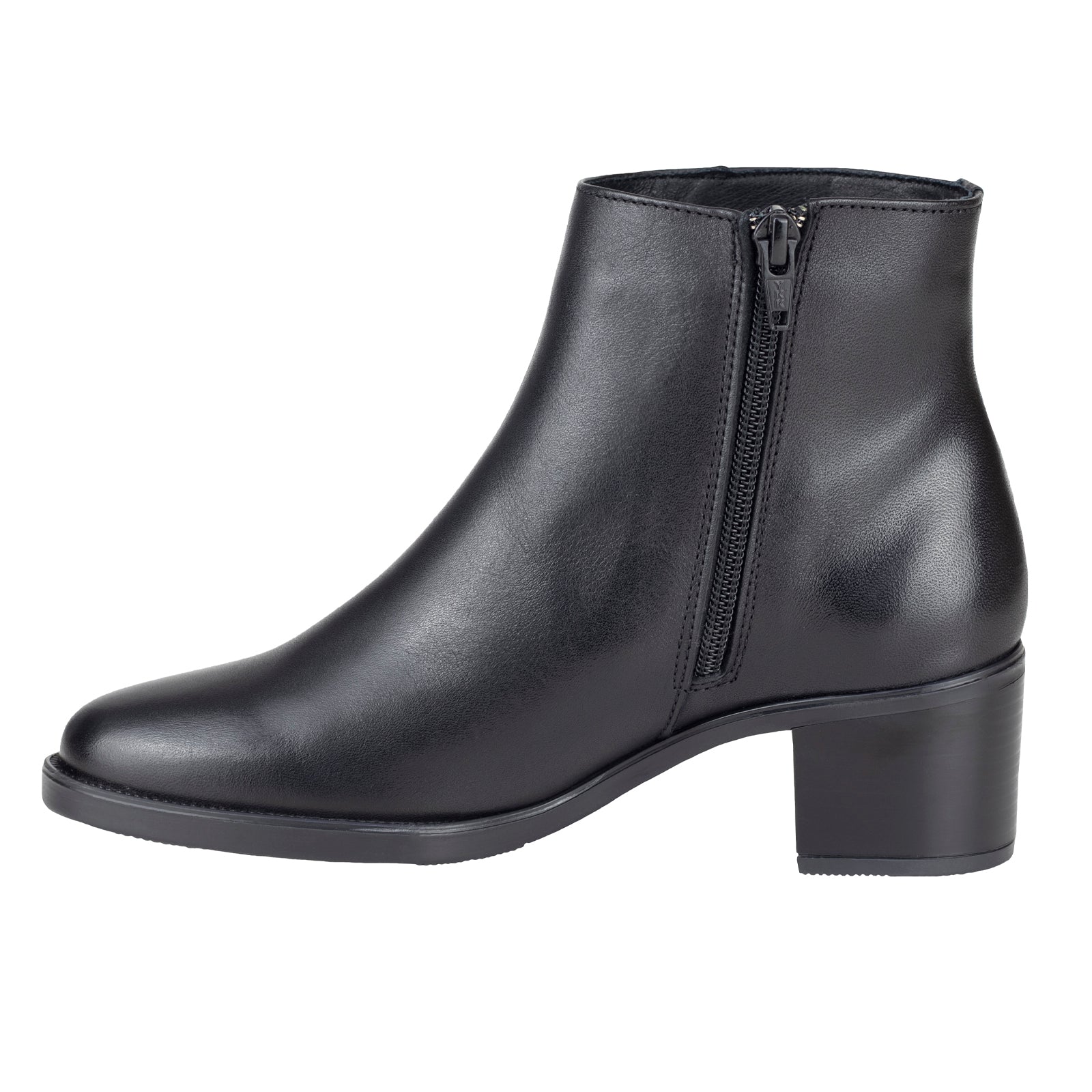 Botín de Tacón Medio Casual Para Dama Gino Cherruti 1509 Negro