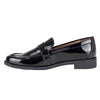 Mocasín Clásico Dama Salamandra 08604 Negro Charol