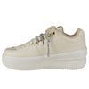 Tenis Urbano Plataforma Mujer Shadow 2084 Latte Suela Gruesa