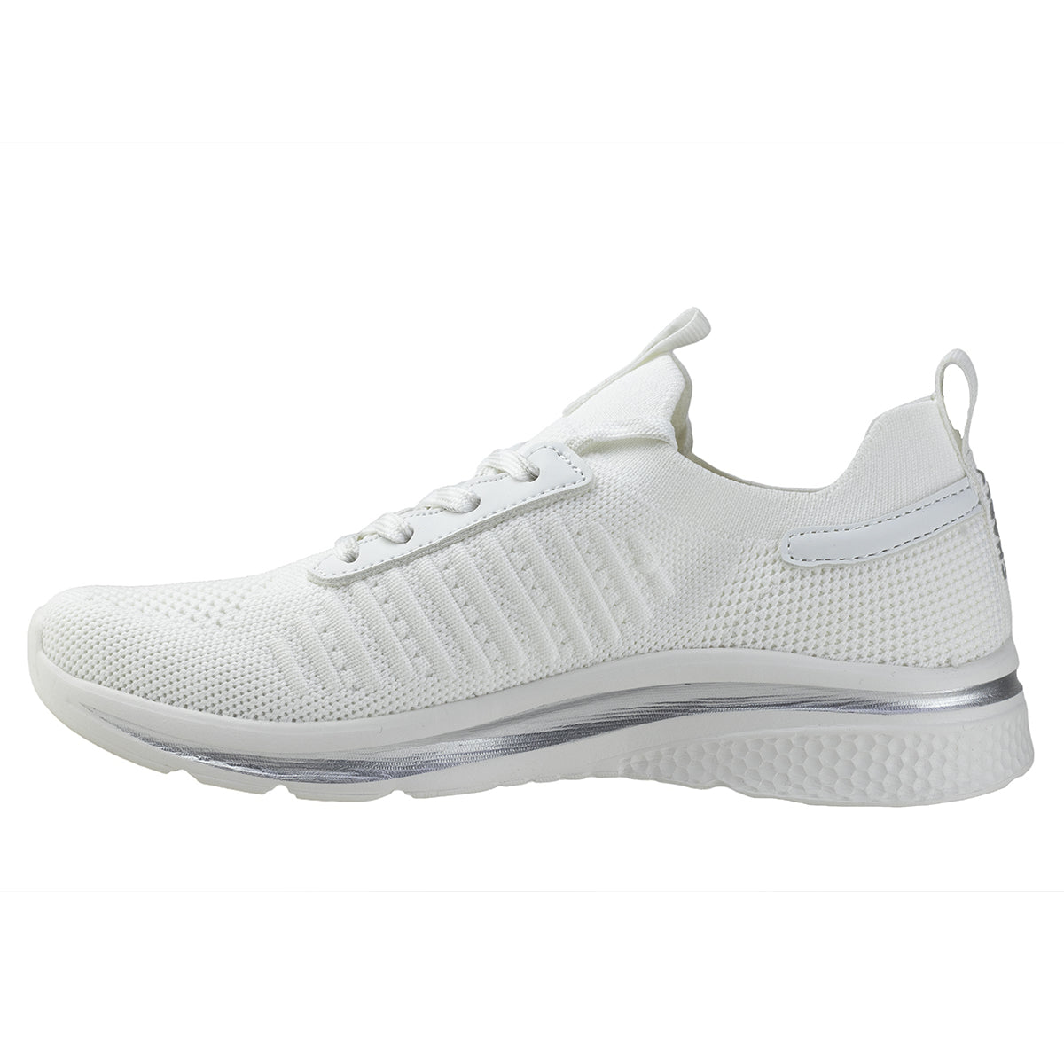 Tenis Running Para Dama Charly 1049841 Gris Blanco