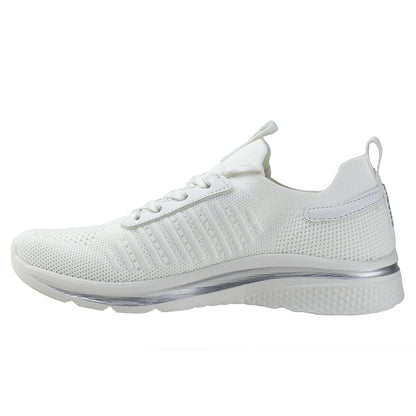 Tenis Running Para Dama Charly 1049841 Gris Blanco
