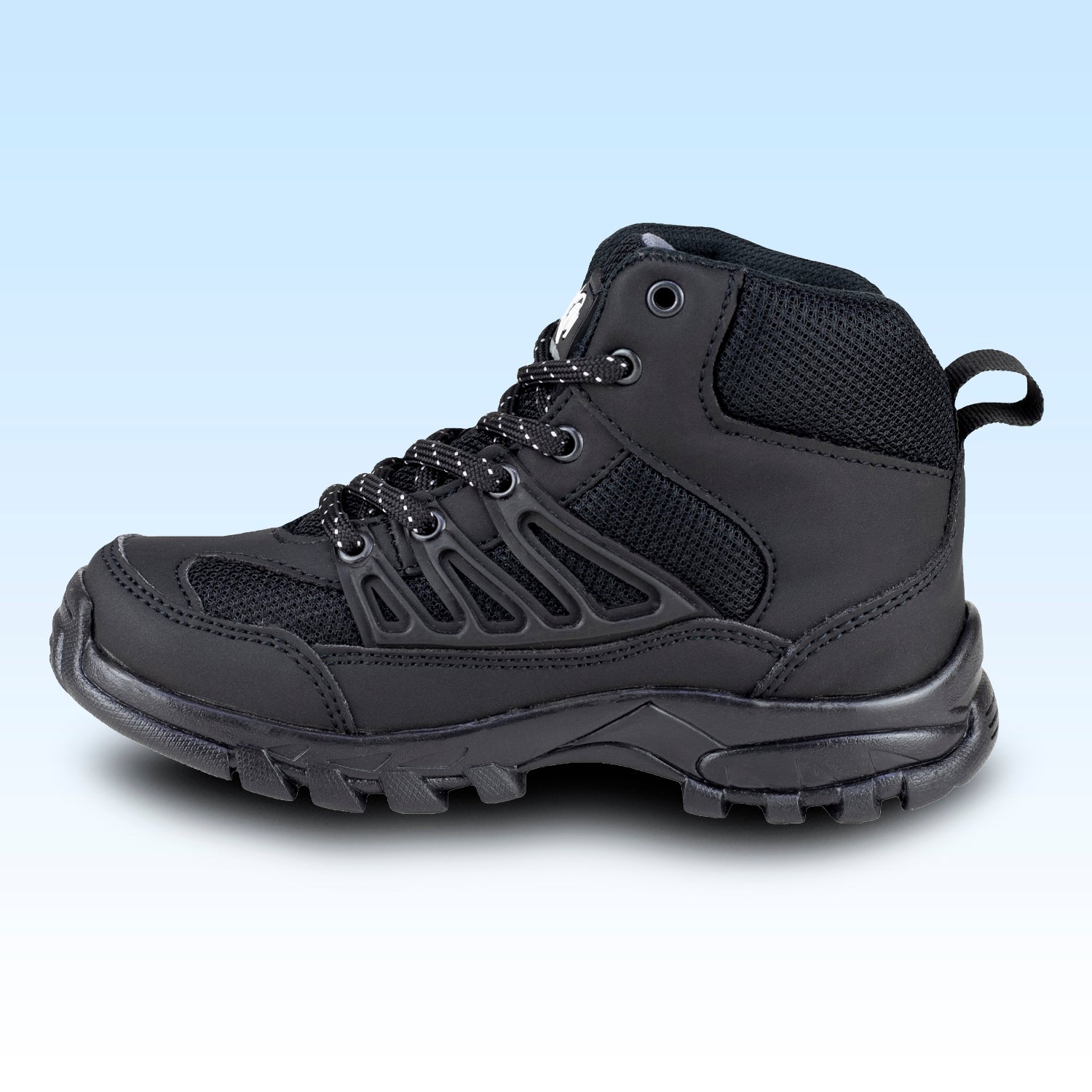 Bota Outdoor Confort Casual Para Niño Ram Kids 546 Negro Acero