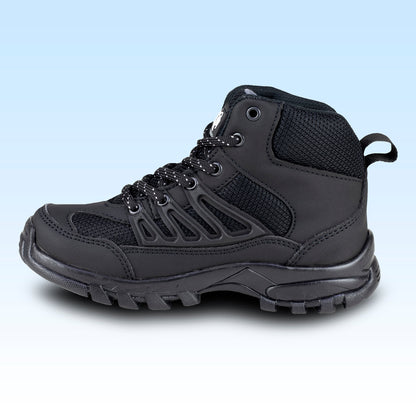 Bota Outdoor Confort Casual Para Niño Ram Kids 546 Negro Acero